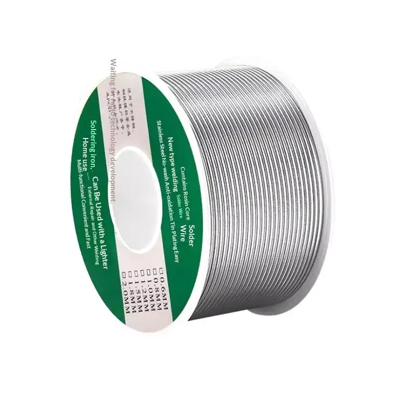 20/100g 저온 납땜 와이어 - 쉽게 녹는 은 코어 용접봉, 전자제품 및 휴대폰 수리용 무납 플럭스 납땜 와이어