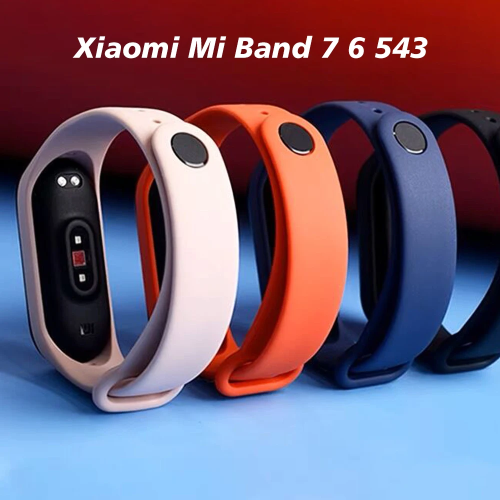 

Ремешок силиконовый для Xiaomi Mi Band 6 7, спортивный браслет для наручных часов mi band band6 band4, Xiaomi Mi Band 3 4 5 6 7