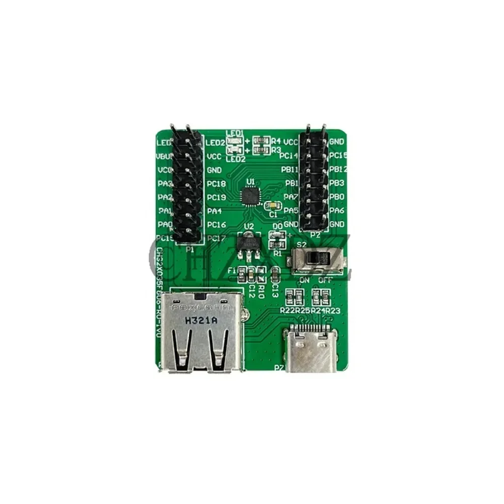 2Pcs/Lot CH32X035 Basic Evaluation Board RISC-V USB PD MCU WCH pcb board pcb board assembly printed circuit board evaluation board