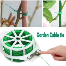 

Free shipping Garden flowers and trees fixed wire tie PVC rubber environmental protection plastic-coated plant support frame