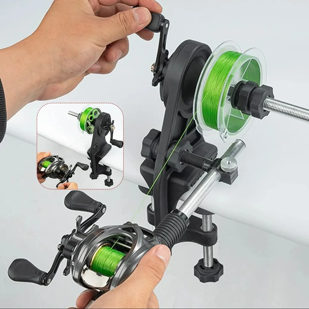 Portable Fishing Line Winder Spooler Antirust Sturdy for Fishing Reel