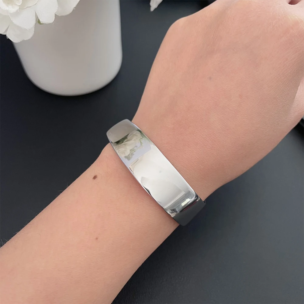 Fashion Famous France Designer Brand Gold Silver Minimalist Smooth Irregularity Bracelet For Women Jewelry Accessories Party Tre