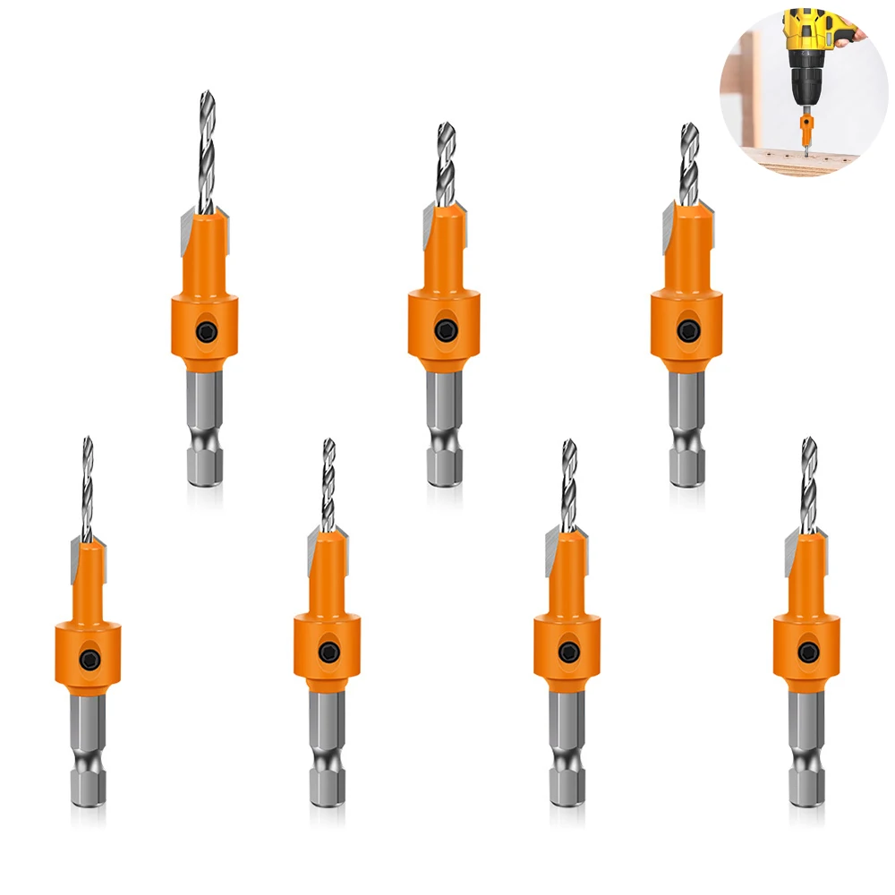 

Дрель для деревообработки с потайной головкой и шестигранной ручкой