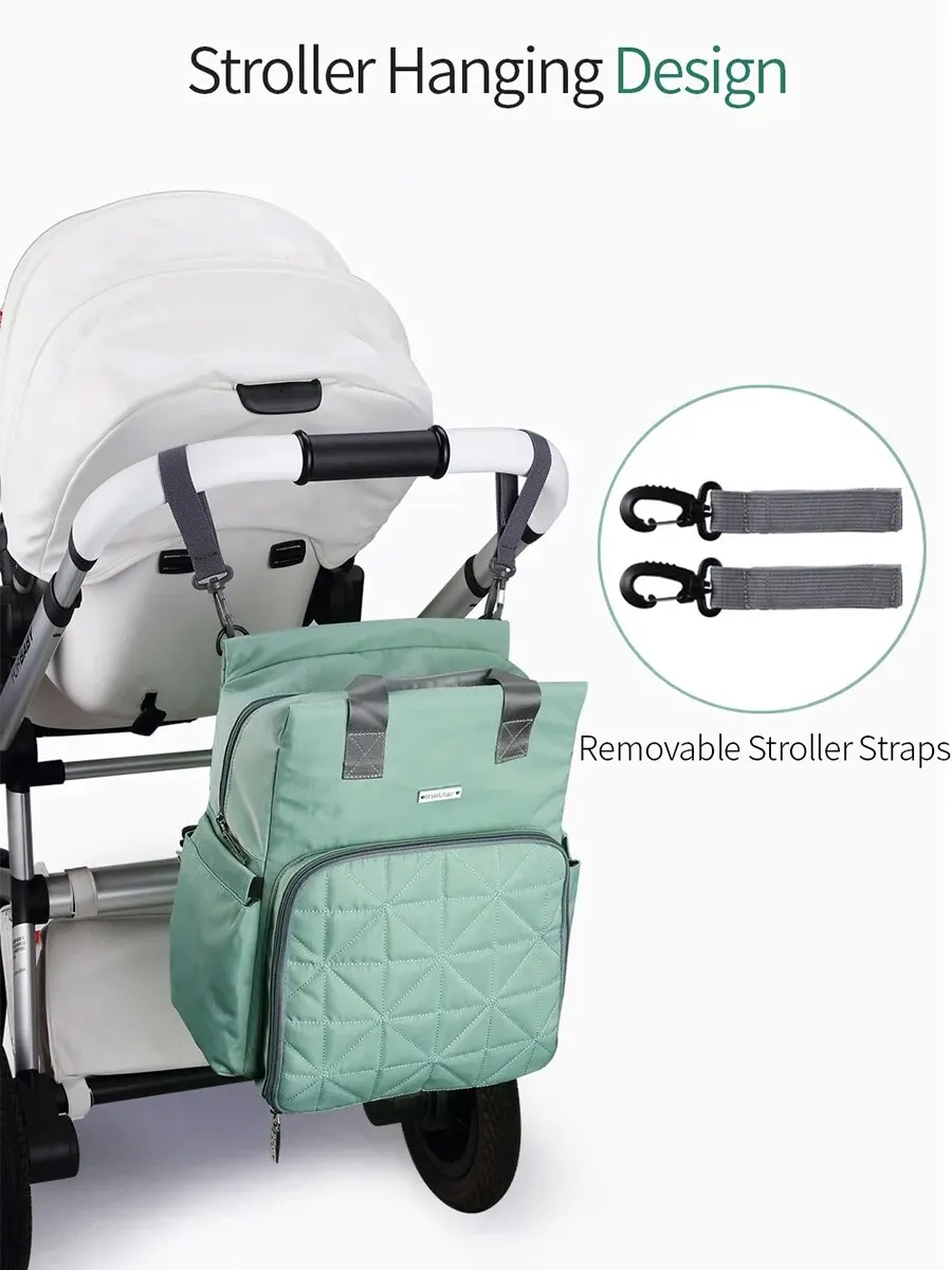 Mommy Maternity Diaper Bag Waterproof Baby Nappy Backpack Storage Changing Bag Large Capacity Baby Stroller Fashion Travel Bag 6