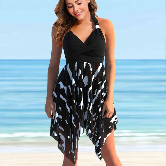 Swim Dress with Shorts for Women