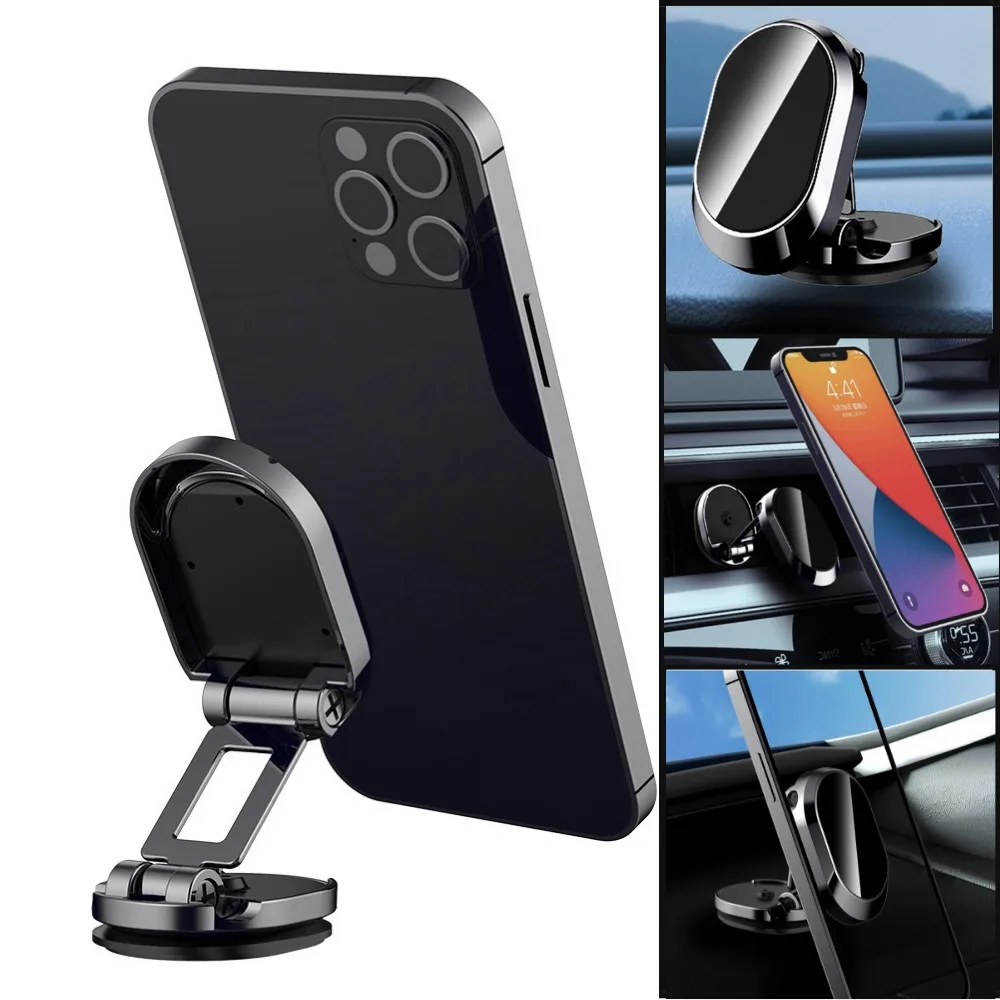 Magnetic Car Phone Holder 360° Adjustable Magnet Smartphone Stand