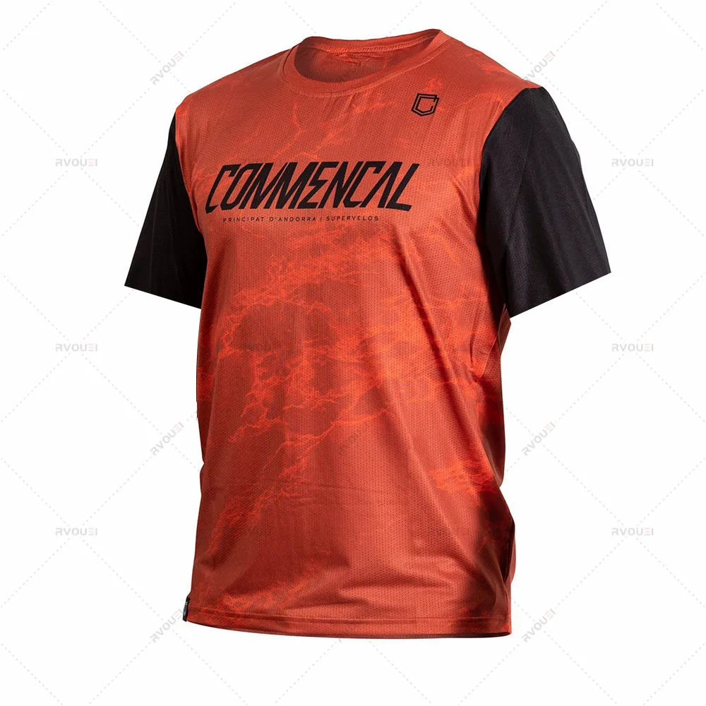 thumbnail image 1 of Camiseta de motocross Commencal, bicicleta, BMX, bicicleta de descenso de montaña, manga larga, camisetas de carreras de enduro, camisetas de ciclismo, DH, MTB, O, 1 of 5