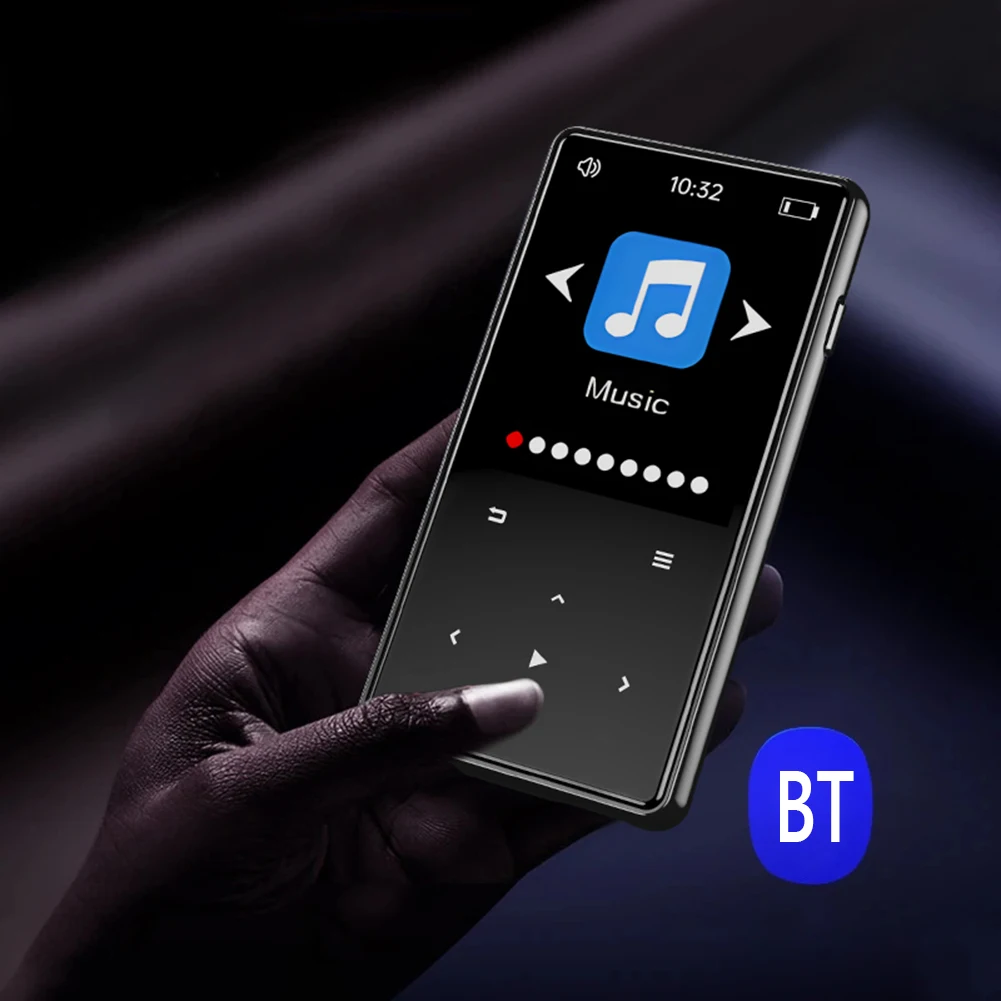 휴대용 스포츠 MP3 플레이어, MP3 MP4 플레이어, 블루투스 5.0, 학생 워크맨 HiFi 음악 플레이어, 내장 HD 스피커, FM 라디오 녹음