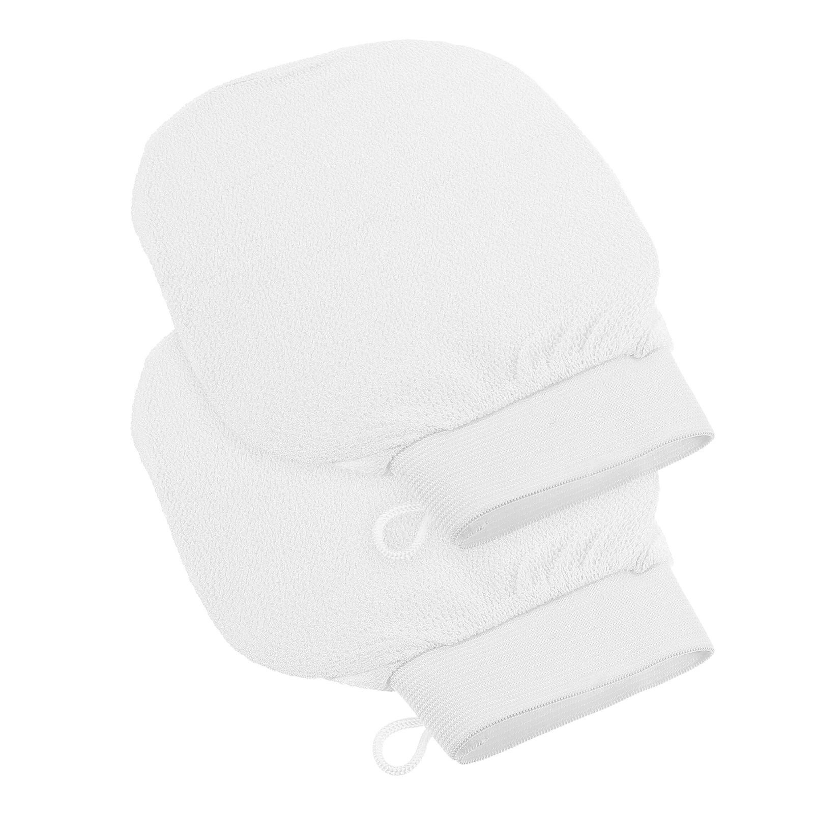 

2 Pcs Exfoliating Gloves Dead Skin Body Scrubbers Cleaning For Shower Bath Take
