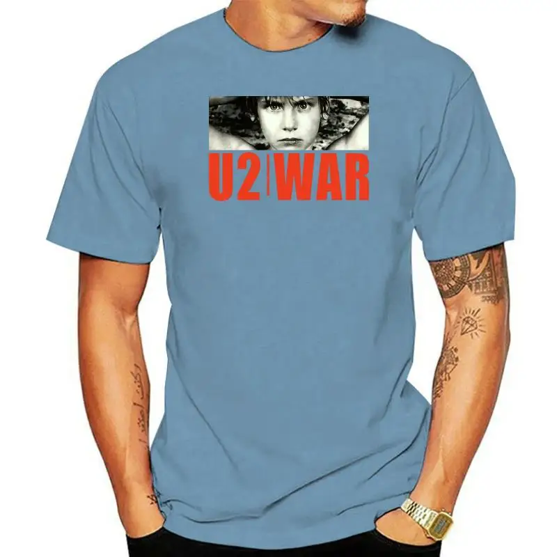 U2 War Boy Album Cover Art Black T Shirt New Official Soft