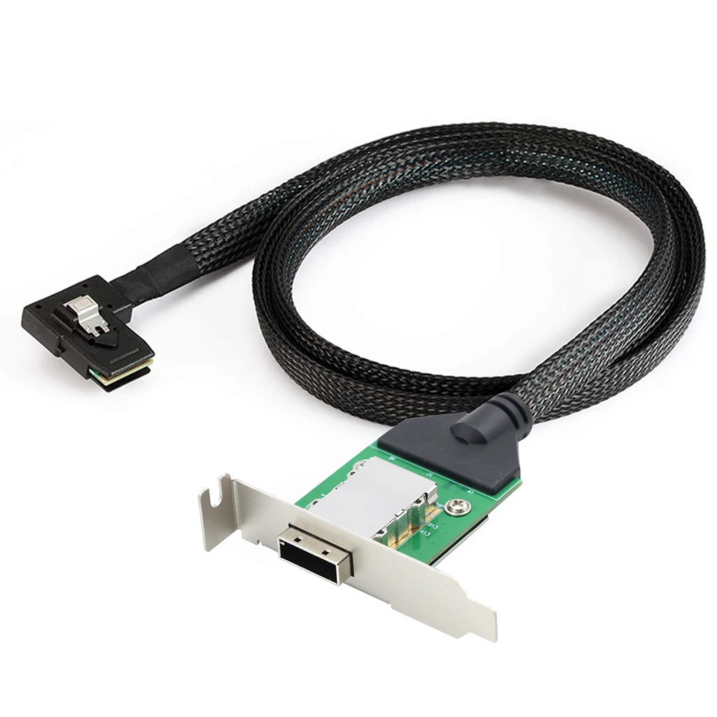 Mini SAS SFF-8644 To SFF-8087 Server Adapter Cable - 4i Internal/External