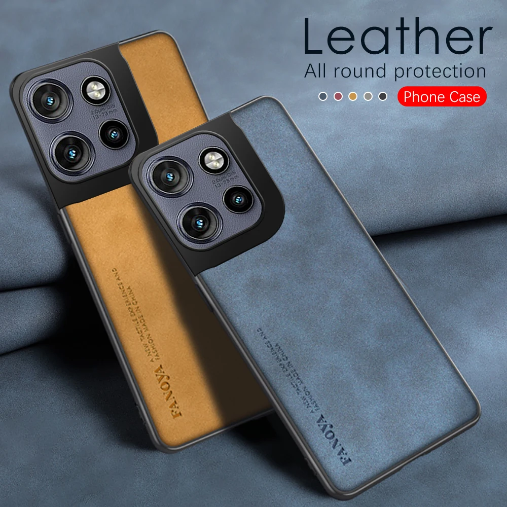 Phone Case Leather Protector Case For Motorola Edge 50 Neo Edge50Neo 5G Soft Back Cover Shell phone case leather phone case phone protector cover phone waterproof case