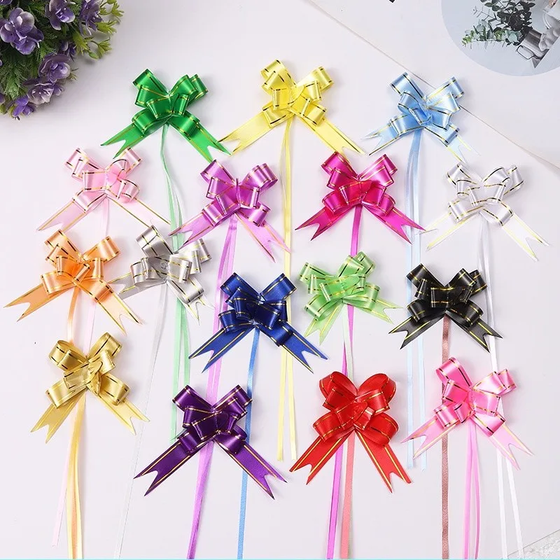 컬러 풀 보우 리본 DIY 선물 포장 크리스마스 발렌타인 데이 생일 선물 포장 웨딩 파티 장식 용품