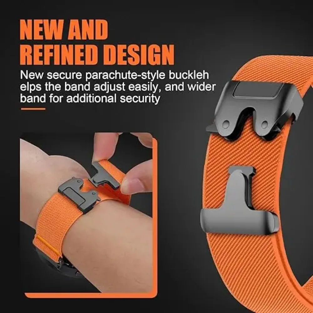 Premium Quick Fit Nylon Strap, available in 26/22/20mm sizes, featuring enhanced comfort and durability.