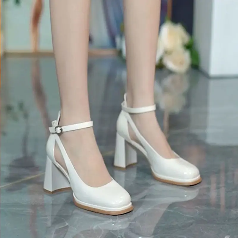 Women's Shoes Pumps Heeled Footwear Wedge with Platform Waterproof