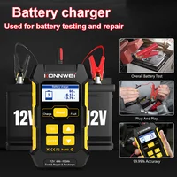 12V Car Charger Battery Tester 5/10A Gel Battery Charger Power Bank Pulse AGM Wet Dry Lead Acid Auto Repair Tools Repair device - Image 2