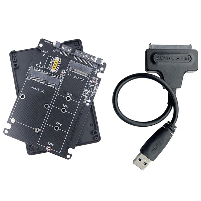 Msata Ssd 2.5 Sata 6.0 Adapter Converter  M2 Sata Adapter Card B Key Ngff  Ssd - 2.5 - Aliexpress