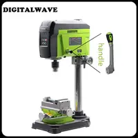 Digital display high precision bench drill Small household 220V industrial grade drilling and milling machine Mini 1