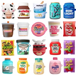 3D Earphone Cover Case For AirPods 1 2 3 Pro Dragon Shark Cartoon Headphone Cover For AirPods Pro 1 / 2 / 3 Case Charging Box