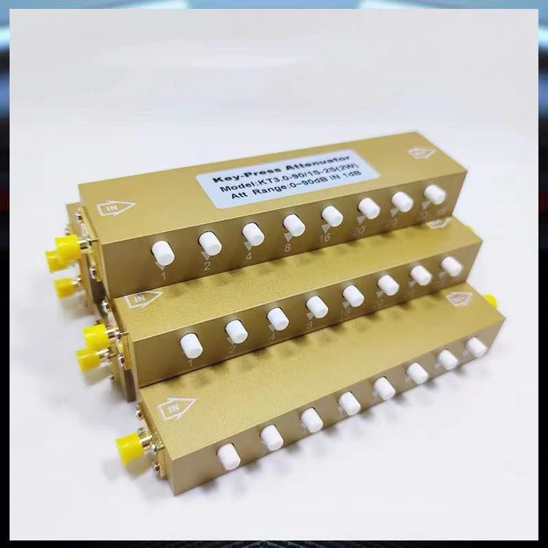 N Type Interface 0 90dB Adjustable Key Press Attenuator Step adjustable