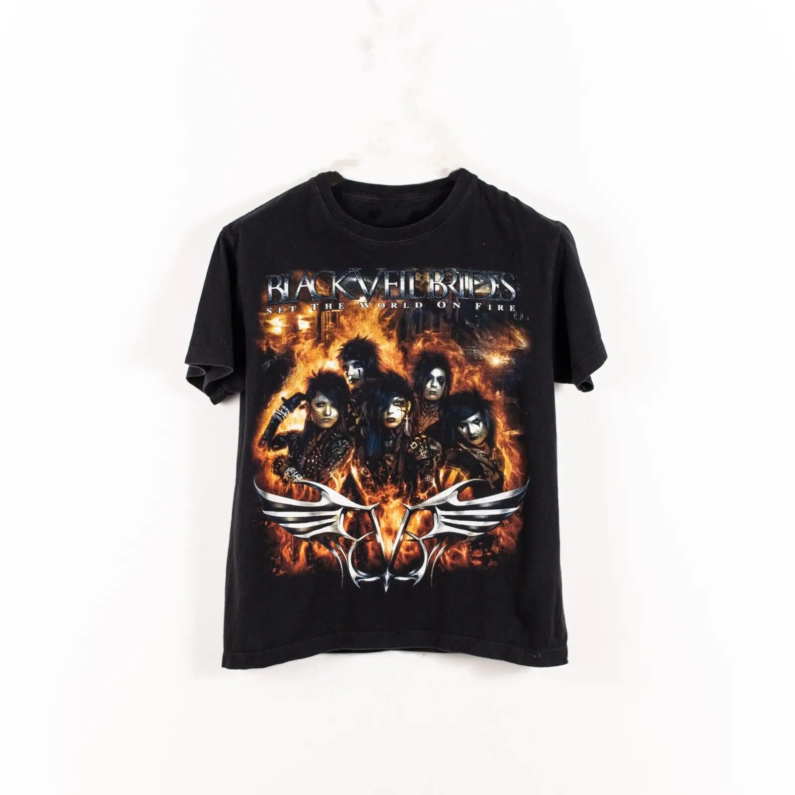 Черная Фата рубашка для невесты набор мир на огне футболка Новая черная футболка полный размер