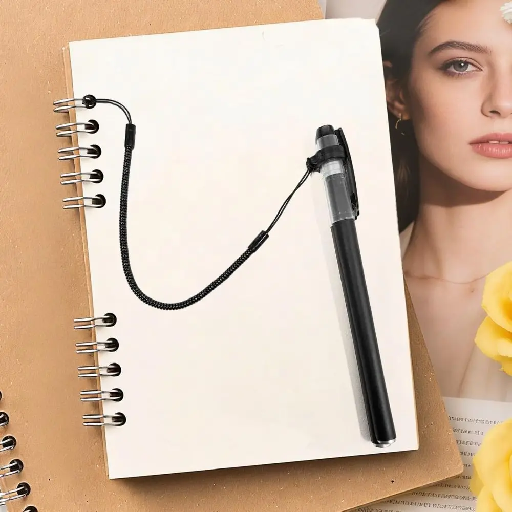 5pcs 전문가용 개폐식 펜 끈 분실 방지 40cm 길이 펜 끈 탄성 펜 홀더 사무실..