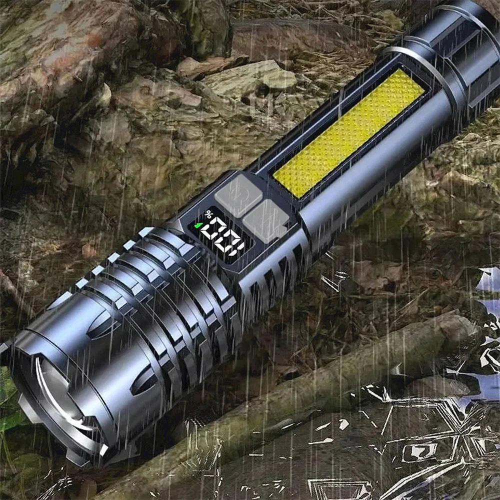 Rechargeable COB LED Flashlight 4