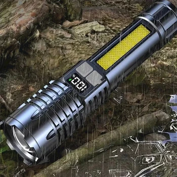 Rechargeable COB LED Flashlight 4