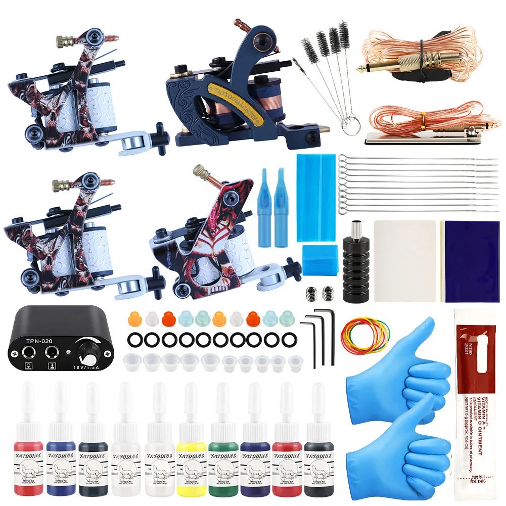 Professional Tattoo Machine Set Machines Tattoo Accessories