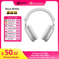 Picun F8 Pro ANC Wireless Headphones 3D Spatial Audio Head Tracking -52dB ANC HIFI Bluetooth Headset ENC HD Mic Low-Latency APP 1