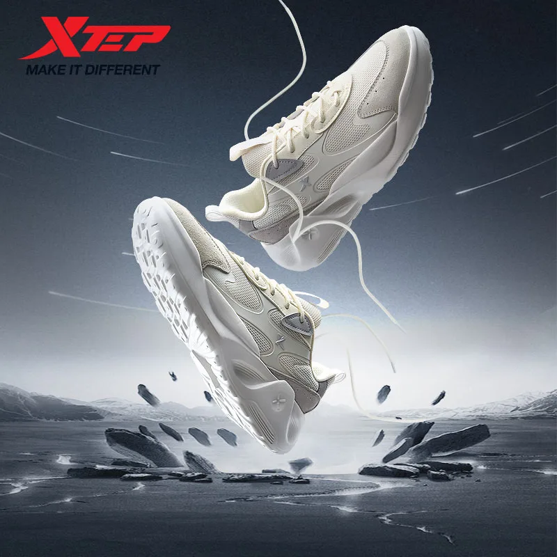 Xtep Starfall Lite Casual Shoes For Women Spring Lightweight Sports Shoes Cozy Everyday Thick Sole Sneakers 875118320018 womens sneakers