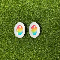 Customizable Eye Replacement Parts for Labubu Dolls - Simulation Changing Eye Slices, DIY Doll Accessories (3rd Gen - rainbow eyes)