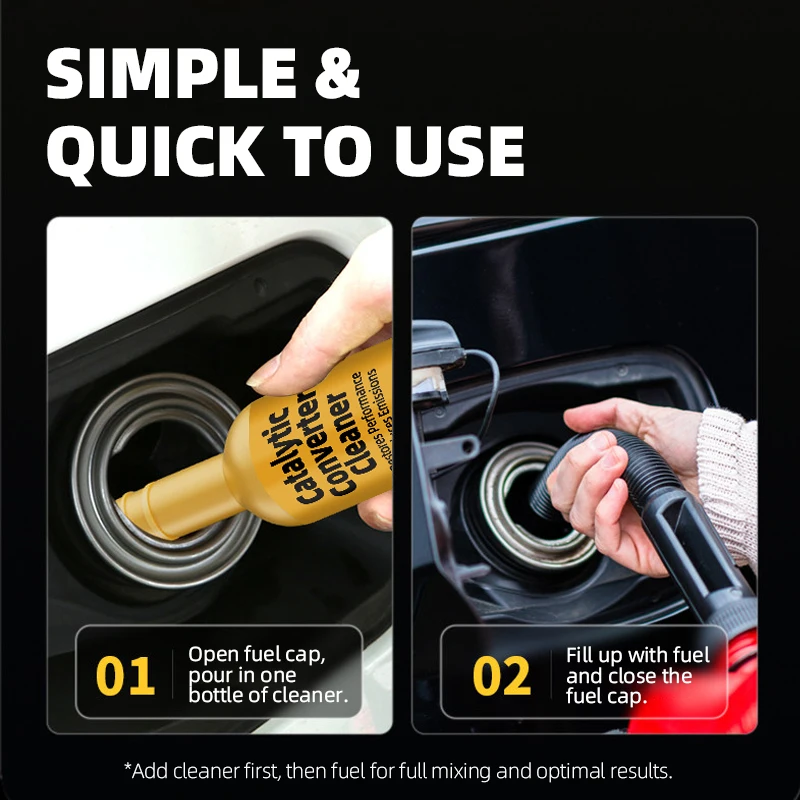 Triple Pack 120ml Car Catalytic Converter Cleaner - Advanced Engine Cleaning Solution