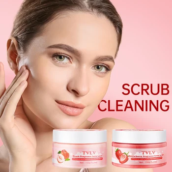Strawberry Face Exfoliating Gel Moisturizing Nourishing skincare Facial Exfoliants Peach Scrub Face Cream Skin Care Korea 150g 1