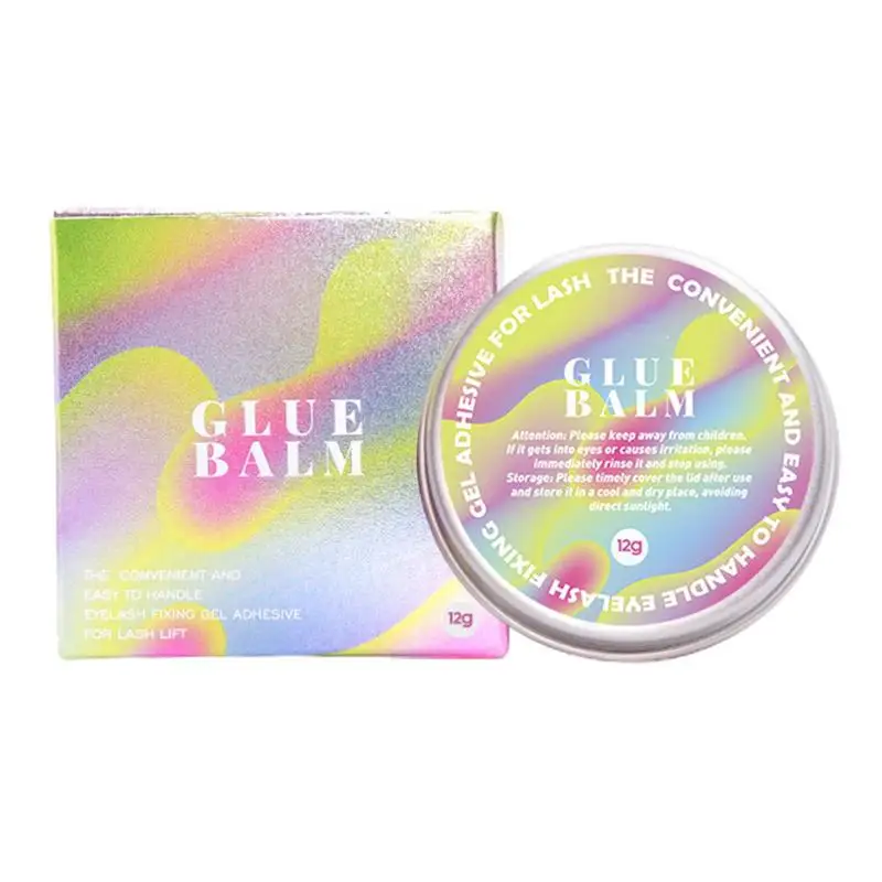 

Lash Lift Glue Balm 12g Eyebrow Perm Glue Balm Brow Lamination Gel Eyebrow Perm Glue Balm Non-irritating Lifting Lash Wax Fixing