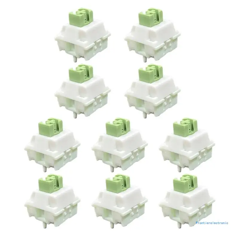 Interruttori Lineari Iced Matcha V2 Pom Stem 5Pins Hot Plug Per Tastiera Meccanica Dropshipping