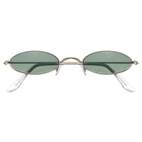 Petites lunettes de soleil ovales rétro pour hommes et femmes, lunettes vintage, nuances, style de rue des années 90, 2023 2