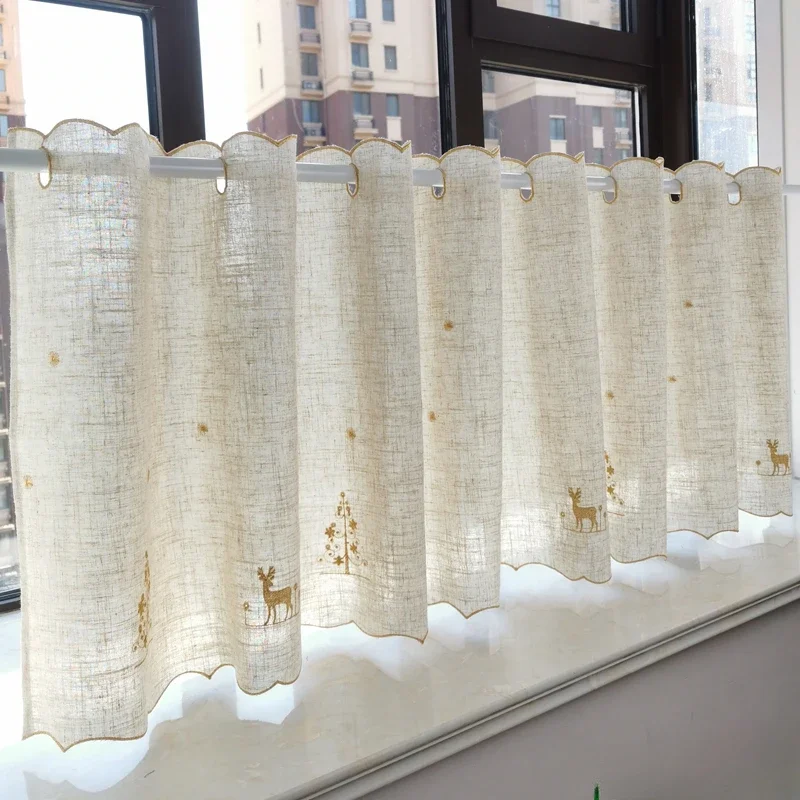 Nonperforatedhalfcutcurtainsshortcurtainshalfcurtainsshort