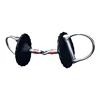 black color gag bit pad brown color horse mouth snaffle pad gel material pad 3