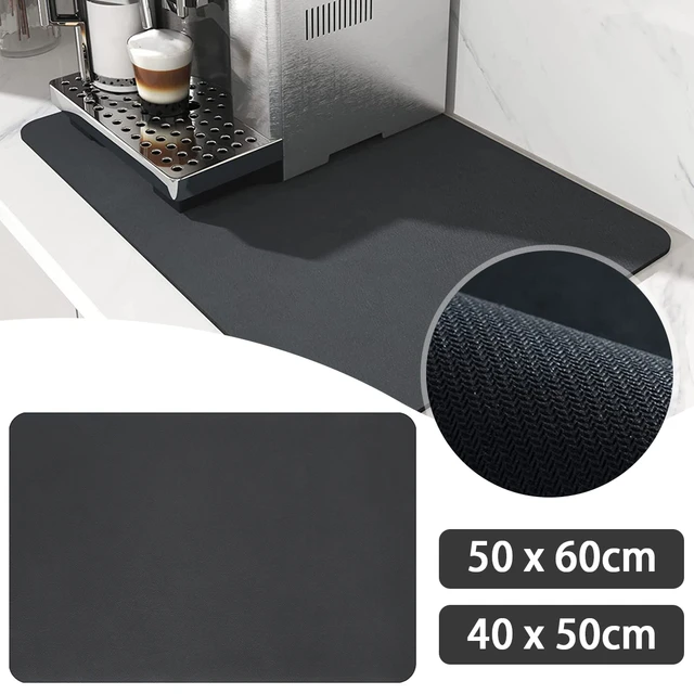 1pc Absorbent Mats Coffee Mats Hide Stains Drying Mats Non-Slip Dish Mats  Easy to Clean For Kitchen Counter Coffee Bars - AliExpress