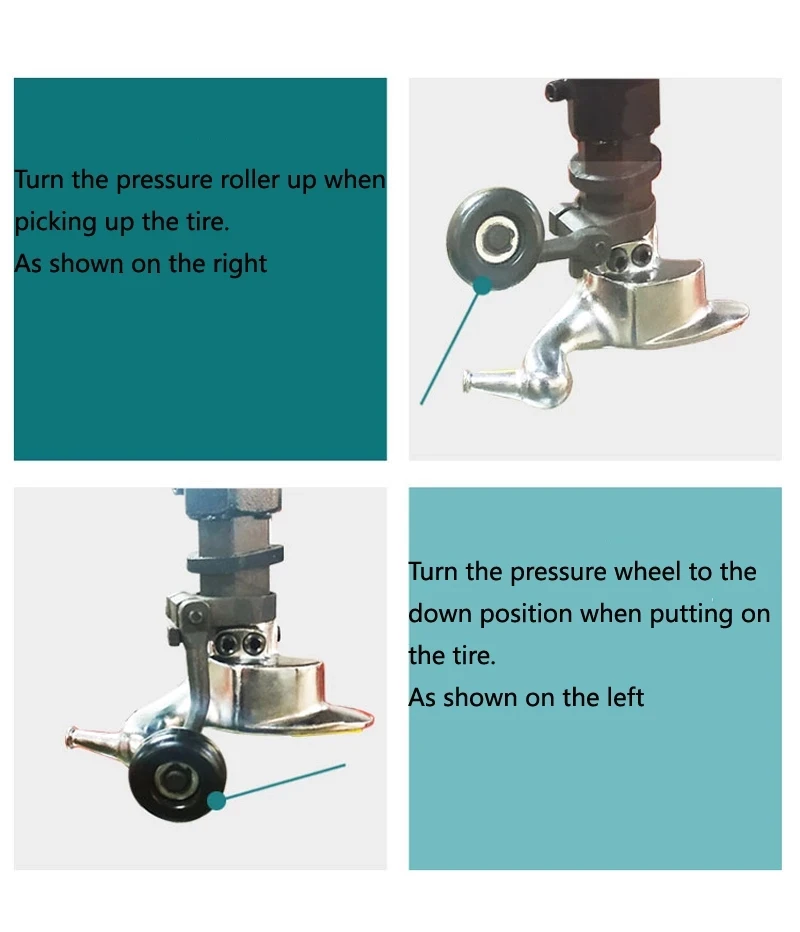 

Tire Changer Accessories/Tire Raking Machine Upper Tyre Auxiliary Wheel/Tire Changer Six-Square Rod/Roller Bird Head Assembly