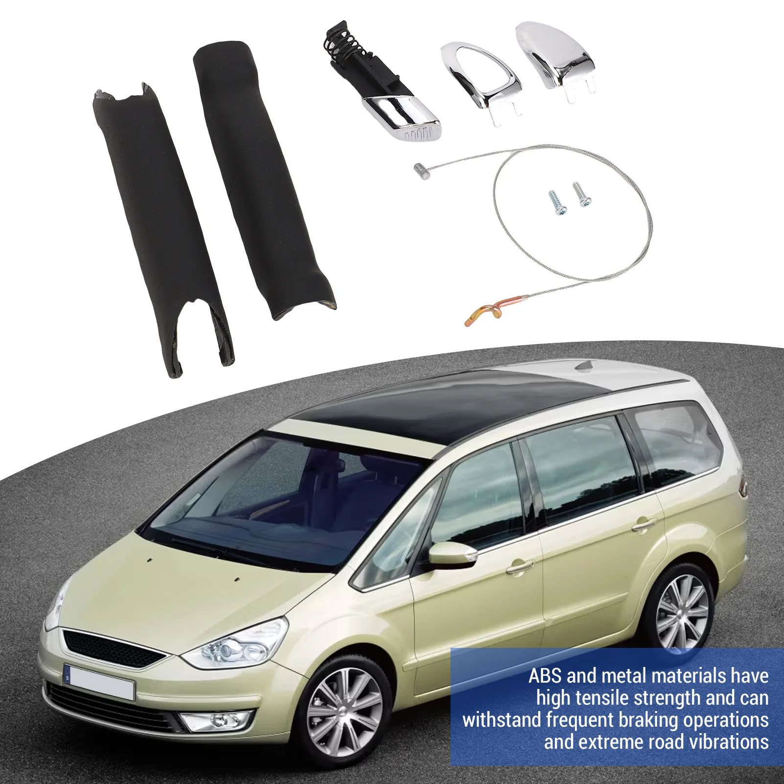 Hand Brake Lever with Cable Kit Hand Brake Lever with Cable Kit Replacement for  2006-2015 6G91 2783  6G91