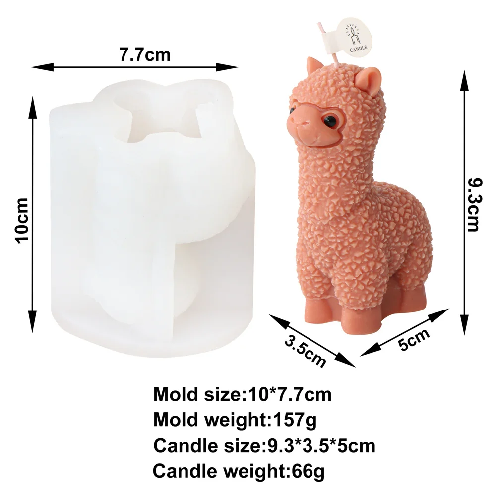 Stampo in Silicone 3D a Forma di Pinguino per Candele Aromaterapiche, Sapone, Cemento, Gesso, Decorazioni per Acquario, Regalo Natalizio Fatto a Mano  15