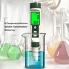 Digital PH Meter 10 in 1 Professional Water Quality Monitor Tester PH/EC/TDS/Salinity/Thermometer Multi-parameter Testing Meter 4