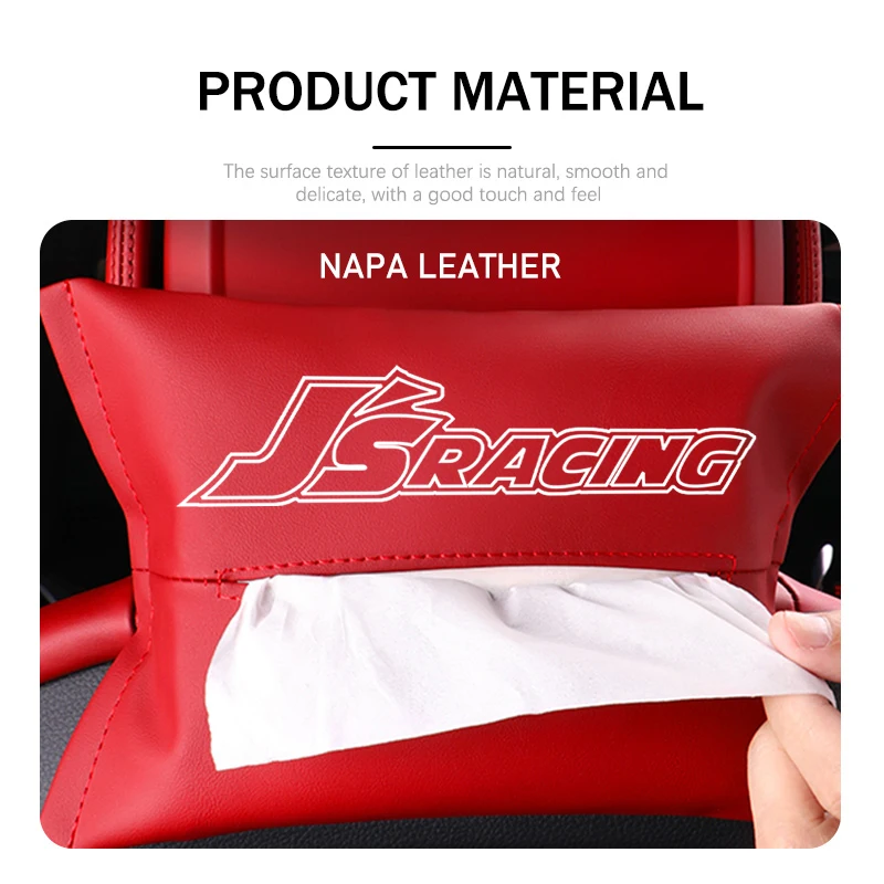 1/2개 자동차 스타일링 티슈 박스 시트 백걸이 가방 가죽 티슈 보관함 (혼다 시빅 어코드 핏 재즈 CRV BRV HRV 용)