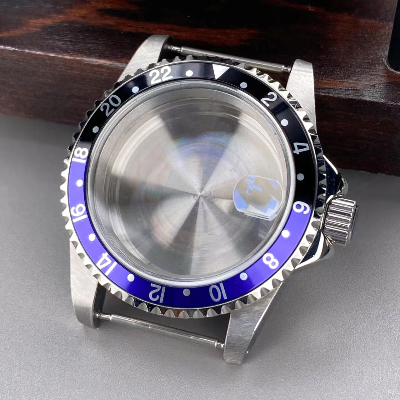 39.5MM NH35 NH36 Watch Case GMT/SUB Bezel with Stainless steel Sapphire glass