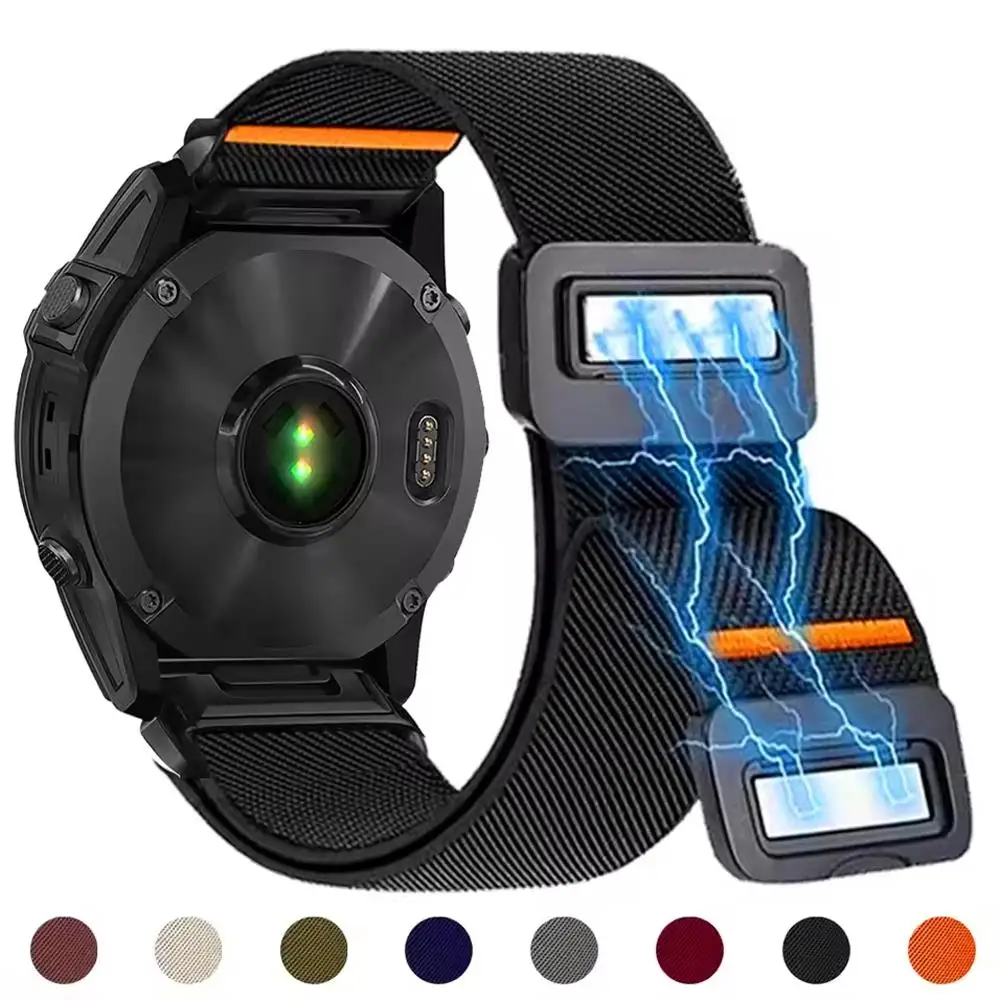Quick Fit Elastic Magnetic Bracelet Strap, 22mm/26mm,