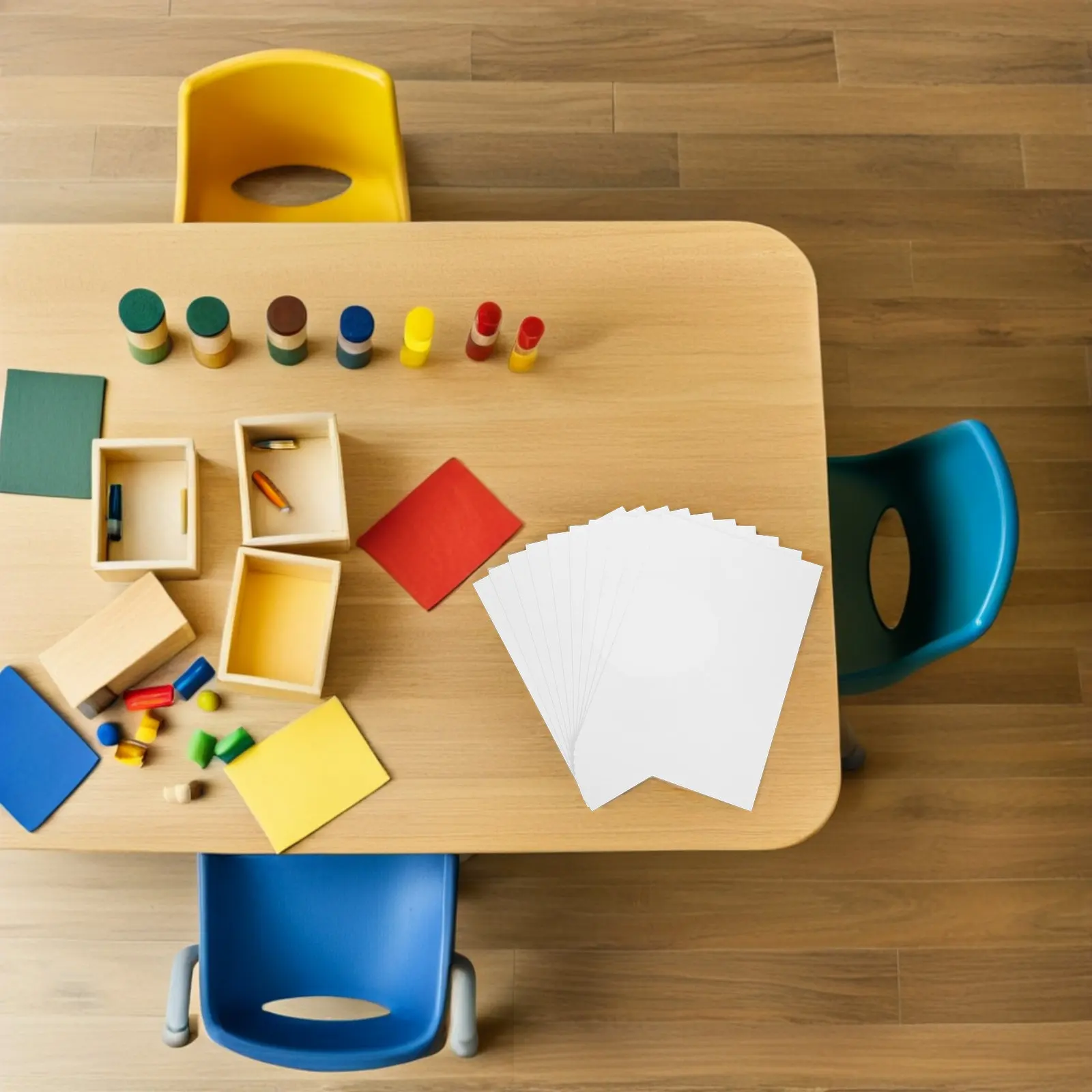 10장 수채화 용지 8K 600Gsm 강한 색소 접착력을 위한 거친 질감 표면 구아슈 아크릴 페인팅에 이상적