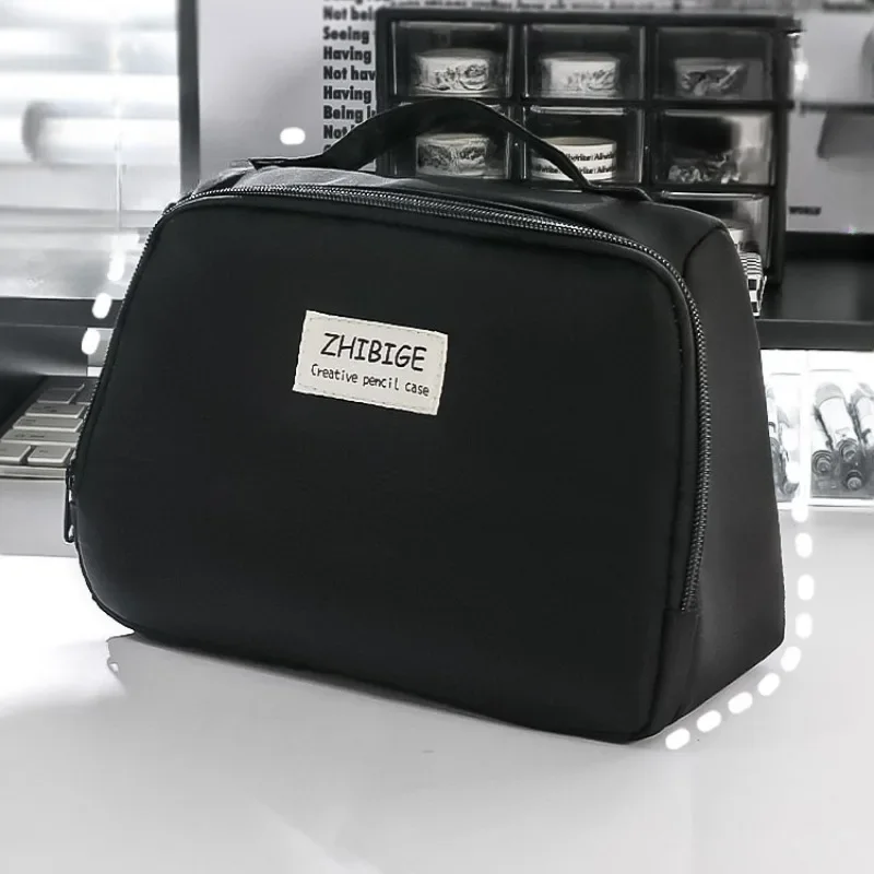 대용량 필통, 간단한 문구류 휴대용 펜 가방, 귀여운 학교 파우치, 연필 상자, 여아 학교 용품, 신제품