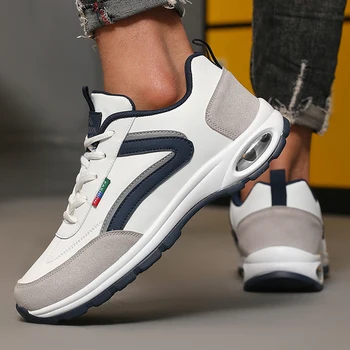 المألوف Avant Garde أحذية رياضية رجالية شبكة محبوكة مظهر عصري الدانتيل يصل تصميم أحذية تنوعا الشارع حذاء كاجوال 5